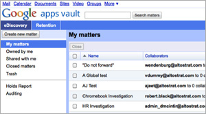 google vault
